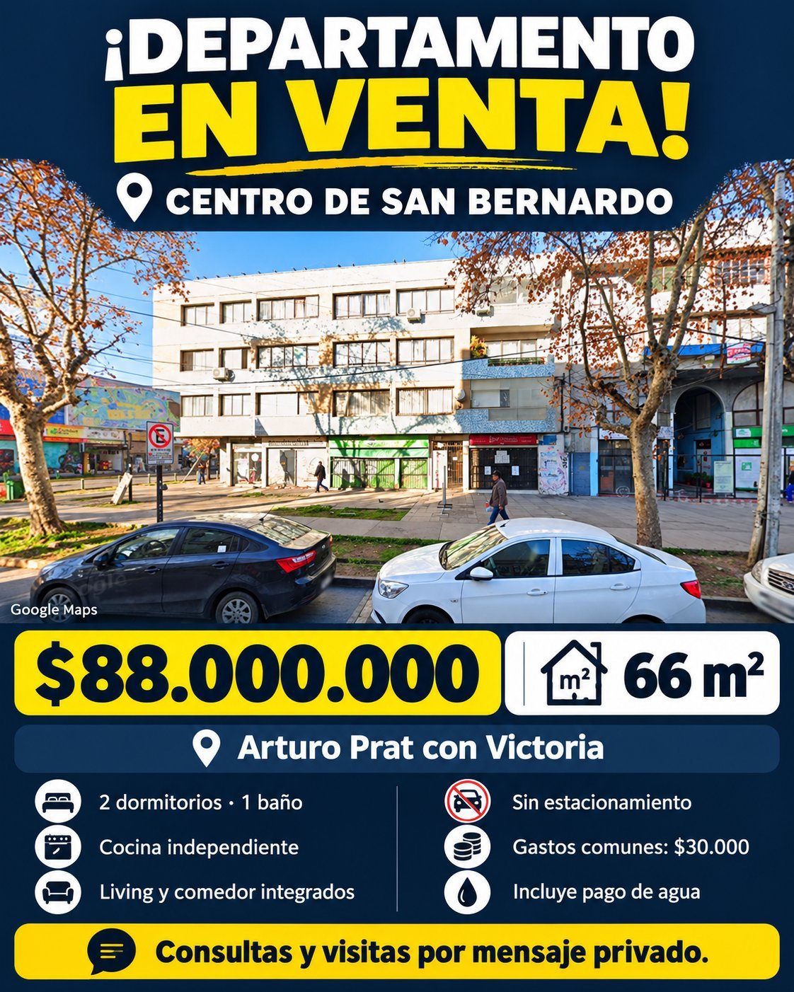 Departamento en San Bernardo