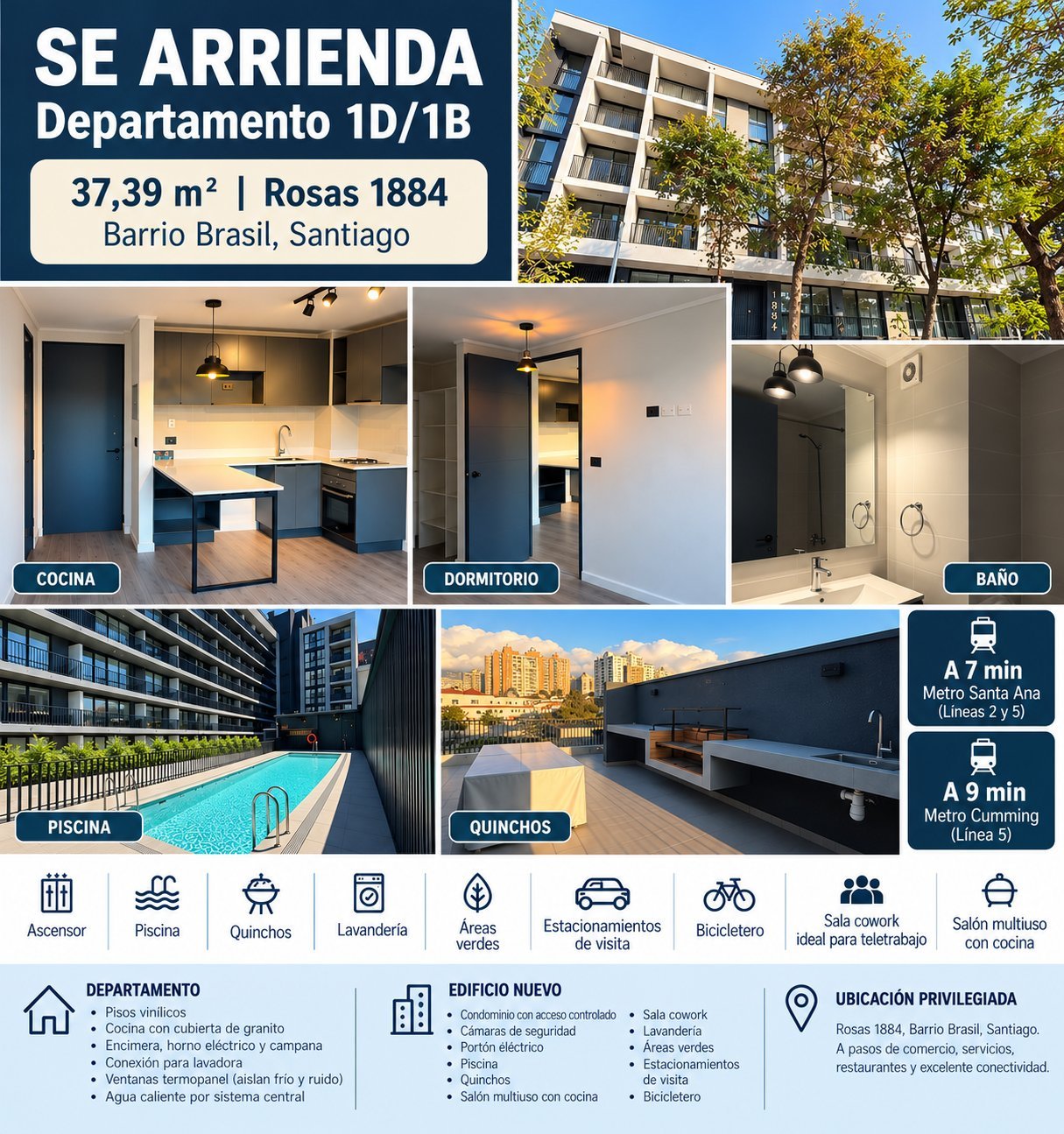 Departamento en Santiago